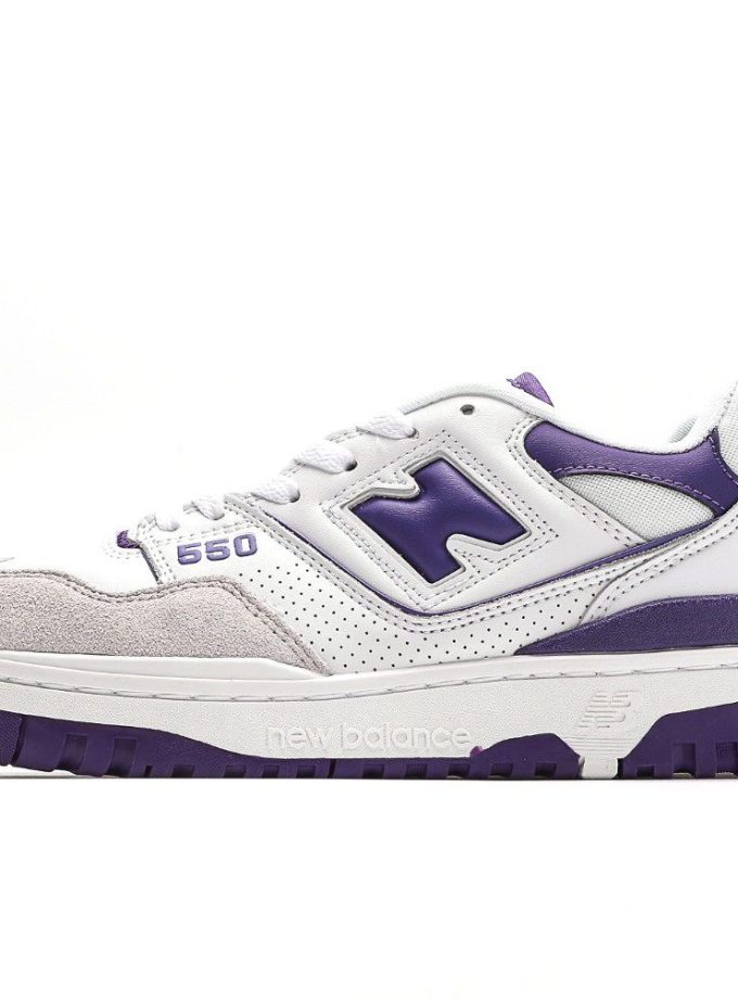 New Balance 550 White Purple