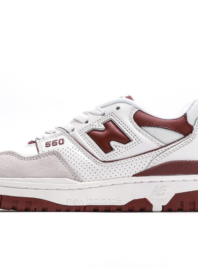 New Balance 550 Sea Salt Burgundy