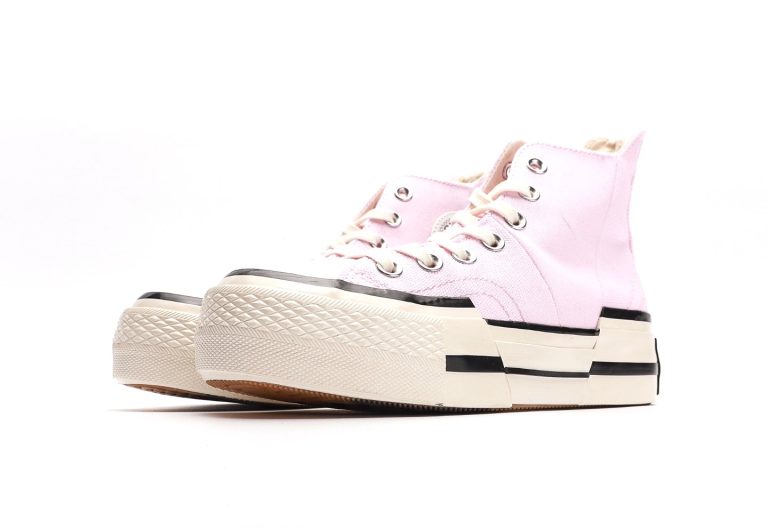 Chuck 70 High Plus Logo Collage ‑ Pastel Pink - Image 5