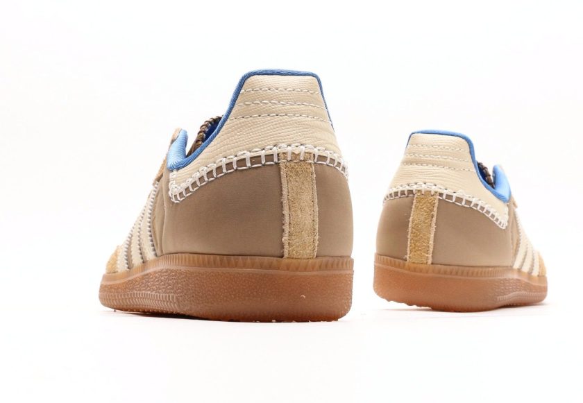 Wales Bonner x Samba Nylon 'Desert White' - Image 6