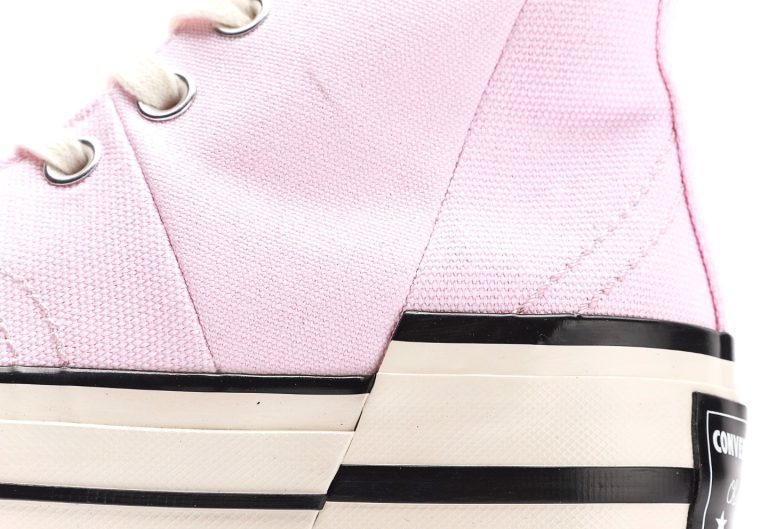Chuck 70 High Plus Logo Collage ‑ Pastel Pink - Image 7