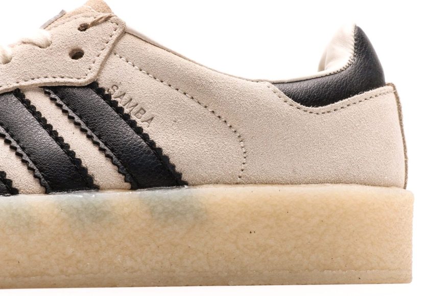 Ronnie Fieg x Clarks x 8th Street Samba "Kithmas - White Black" - Image 6
