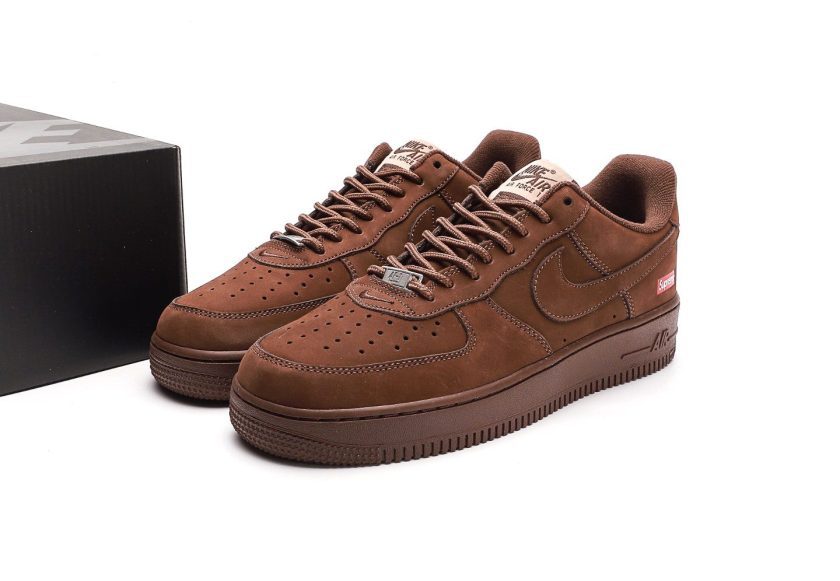 Supreme x Air Force 1 Baroque Brown [PK GOD] - Image 9