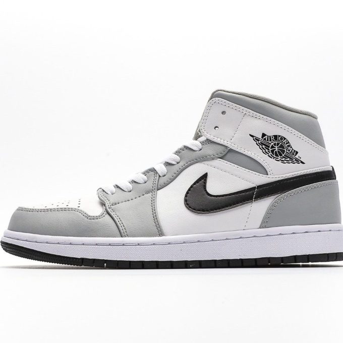 Air Jordan 1 Mid Light Smoke Grey