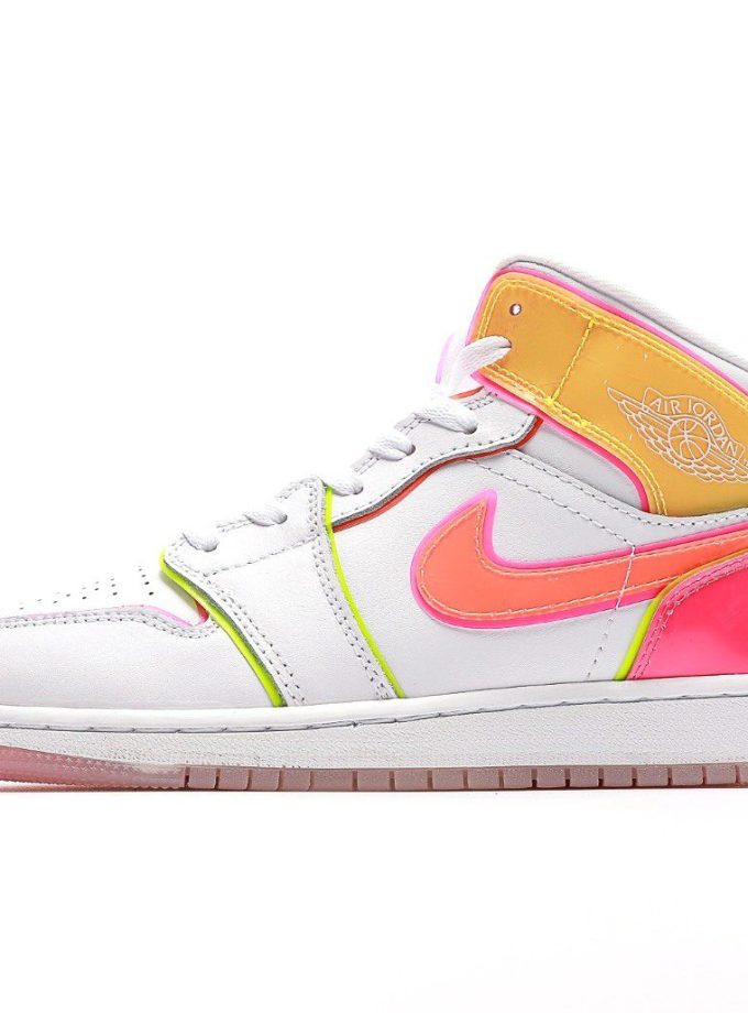 Air Jordan 1 Mid GS Edge Glow