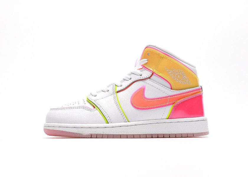 Air Jordan 1 Mid GS Edge Glow