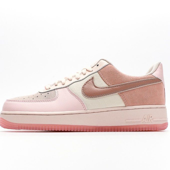Air Force 1 07 Low Premium Washed Coral Guava Ice Rose Gold