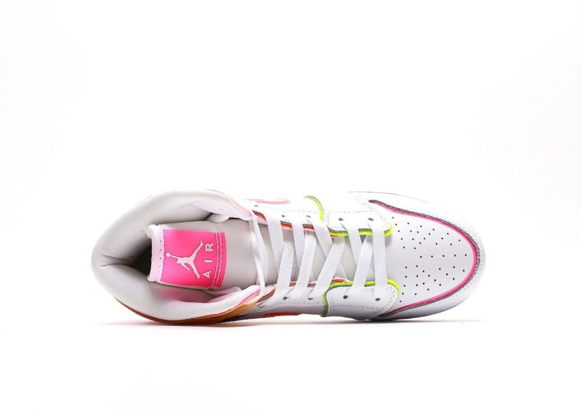 Air Jordan 1 Mid GS Edge Glow - Image 3