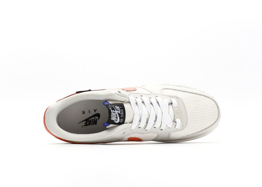 Air Force 1 GS White Starfish Orange - Image 3