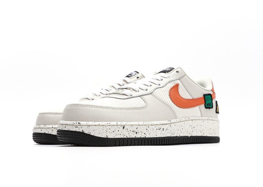 Air Force 1 GS White Starfish Orange - Image 5