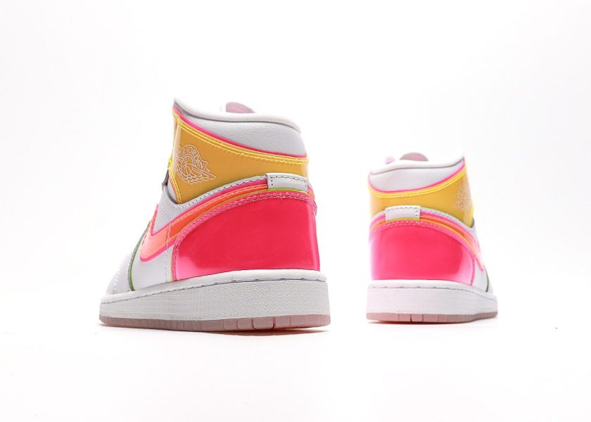Air Jordan 1 Mid GS Edge Glow - Image 6