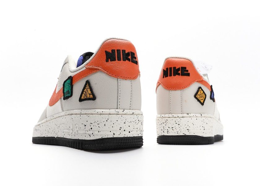 Air Force 1 GS White Starfish Orange - Image 6