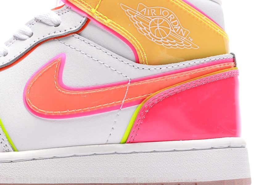 Air Jordan 1 Mid GS Edge Glow - Image 7