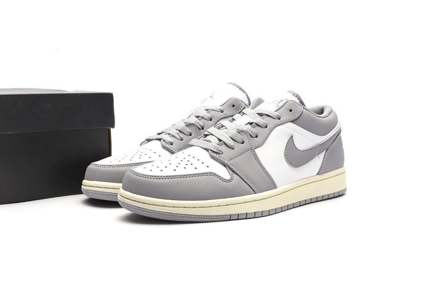 Air Jordan 1 Low Vintage Grey - Image 9
