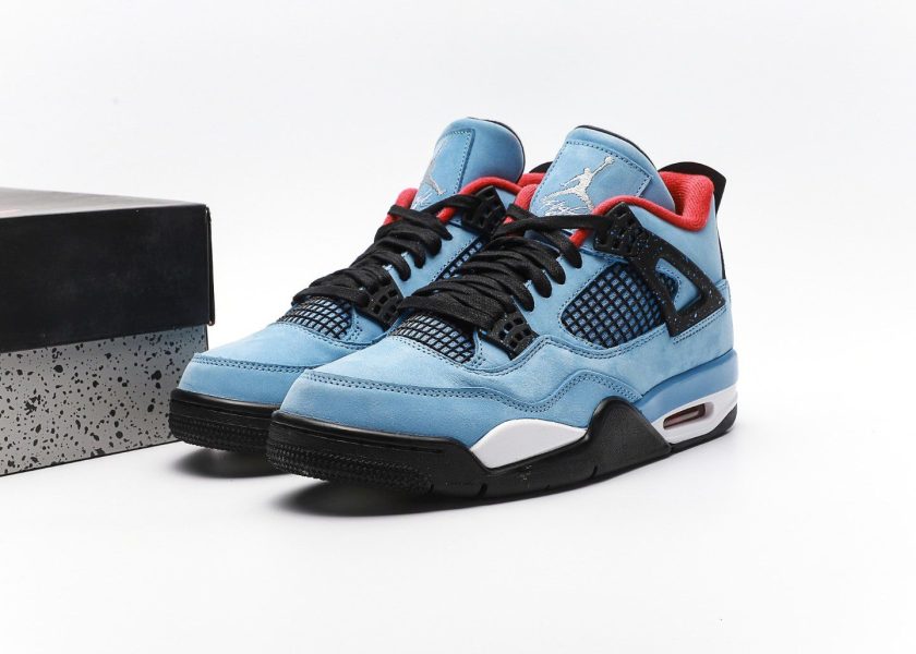 Travis Scott x Air Jordan 4 “Houston Oilers” [PK GOD] - Image 9