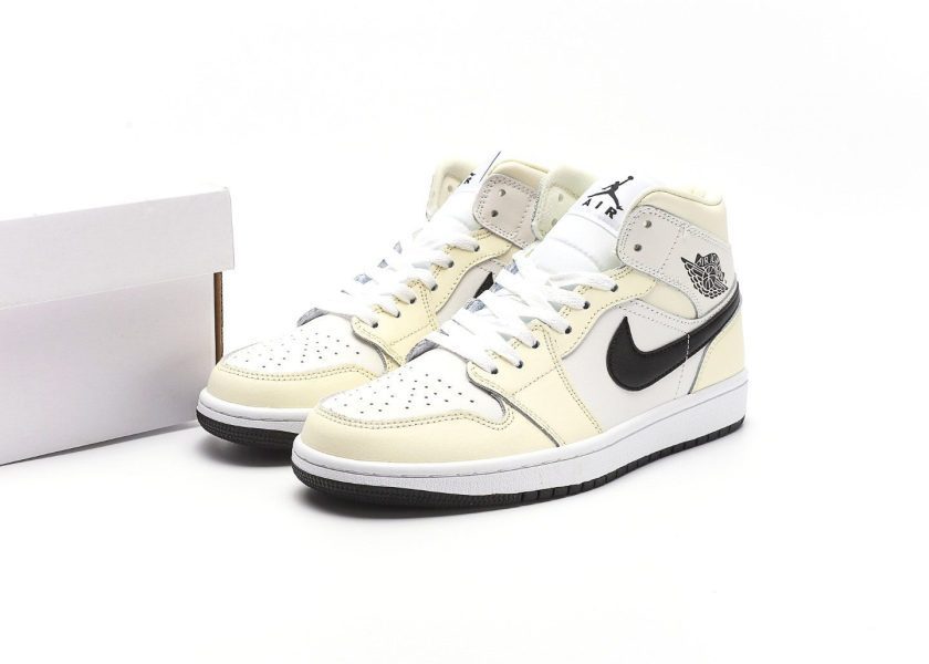 Air Jordan 1 Mid Coconut Milk - Image 8