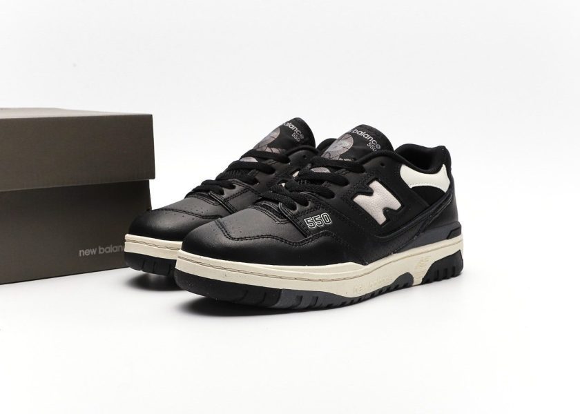 New Balance 550 Panda Black White - Image 8