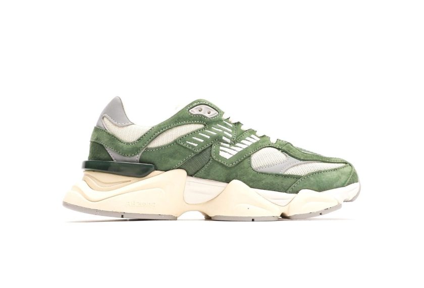 New Balance 9060 Green Suede - Image 2