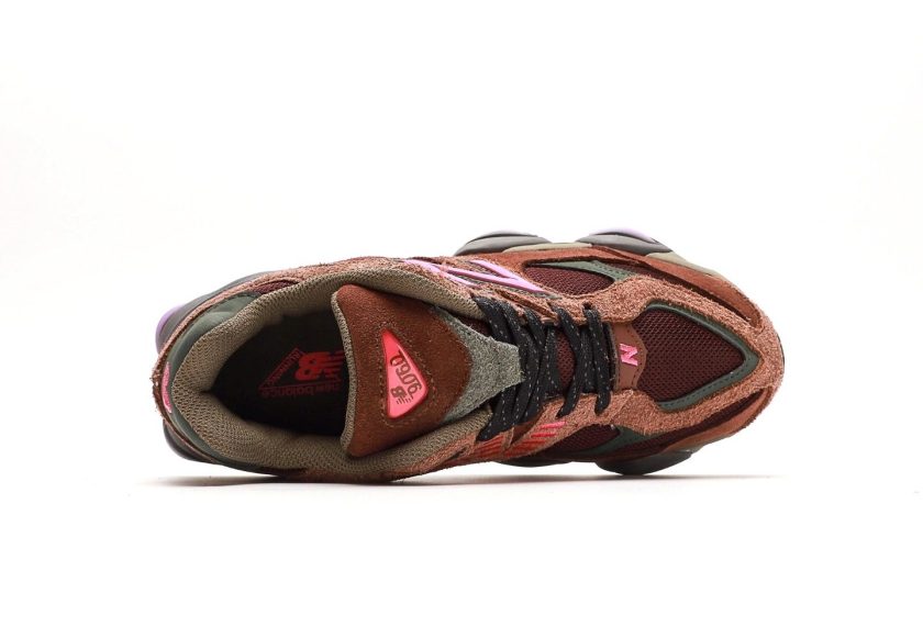 New Balance 9060 Burgundy - Image 3