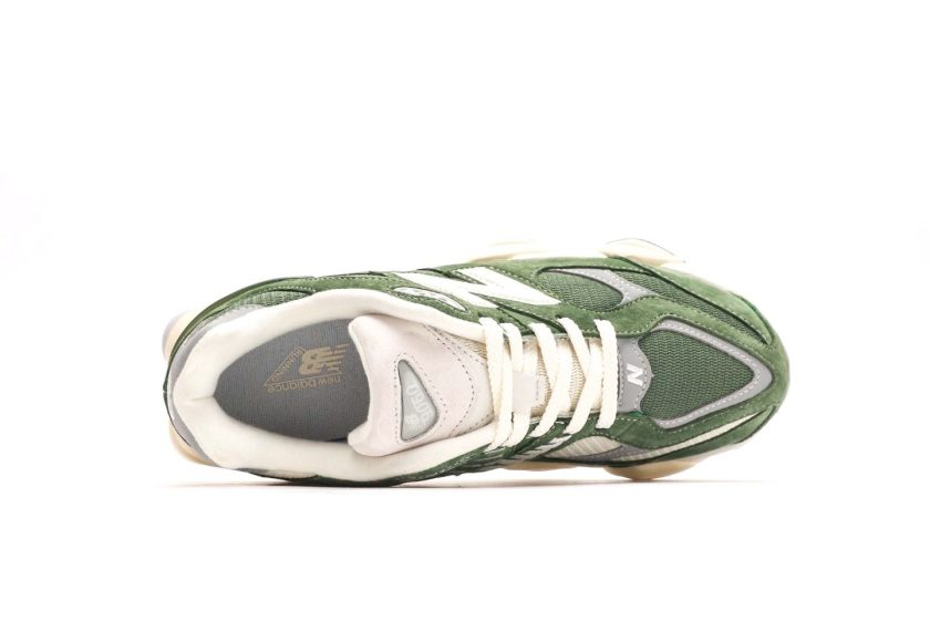 New Balance 9060 Green Suede - Image 3