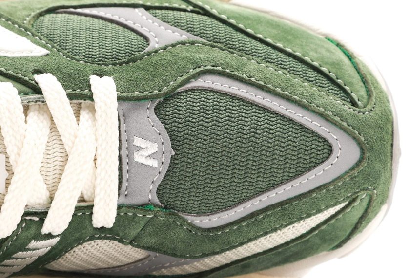 New Balance 9060 Green Suede - Image 8