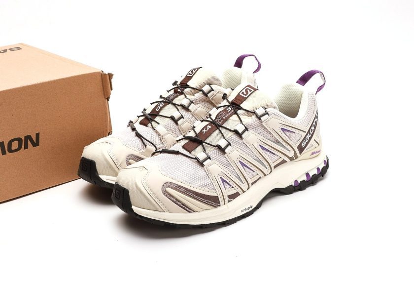 Salomon XA Pro 3D "Beige Purple" - Image 9