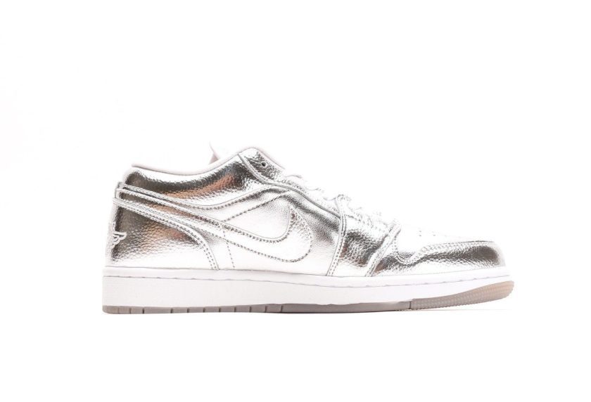 Air Jordan 1 Low SE Metallic Silver - Image 2