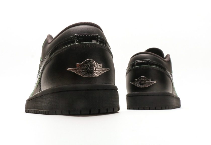 Air Jordan 1 Low SE  "Black Vapor Green" - Image 6