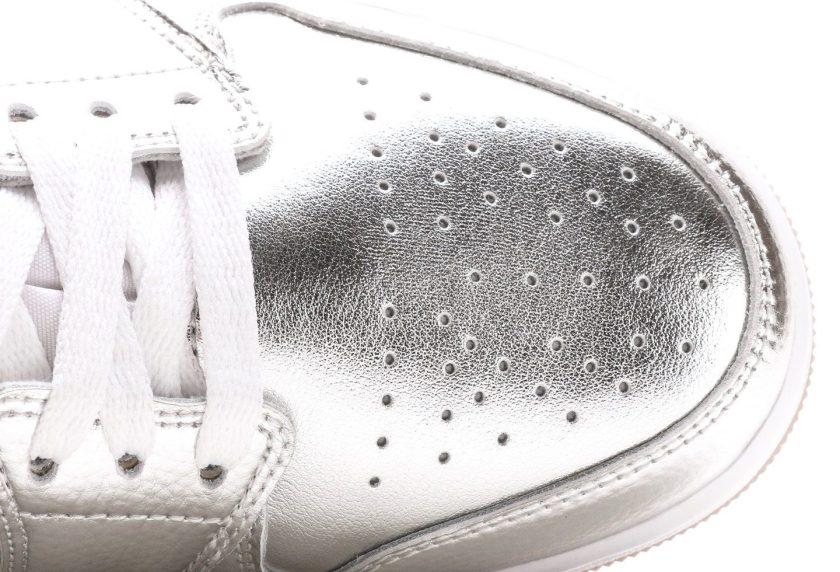 Air Jordan 1 Low SE Metallic Silver - Image 8