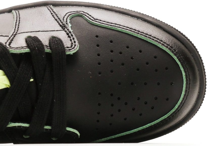 Air Jordan 1 Low SE  "Black Vapor Green" - Image 8
