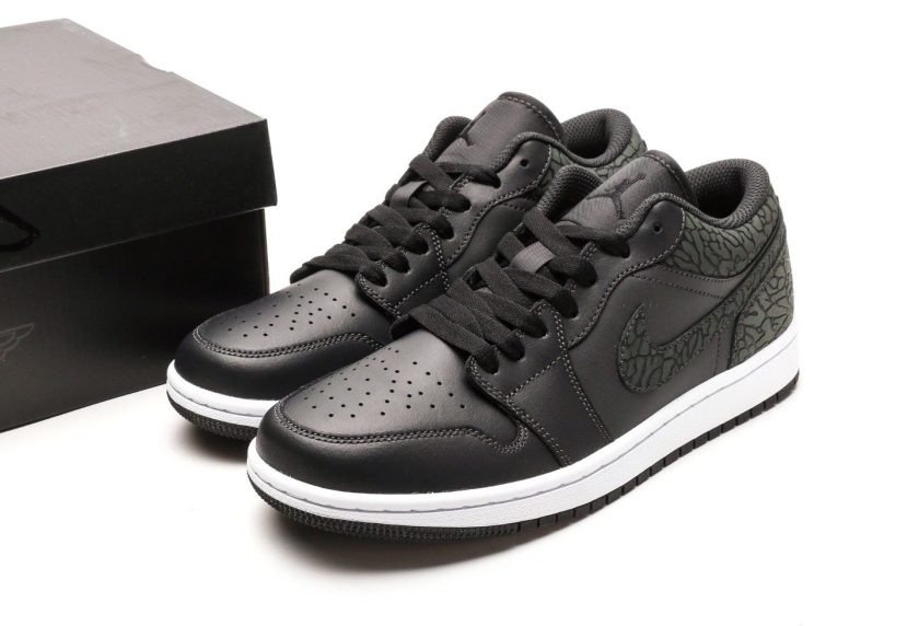 Air Jordan 1 Low SE 'Black Elephant' - Image 9