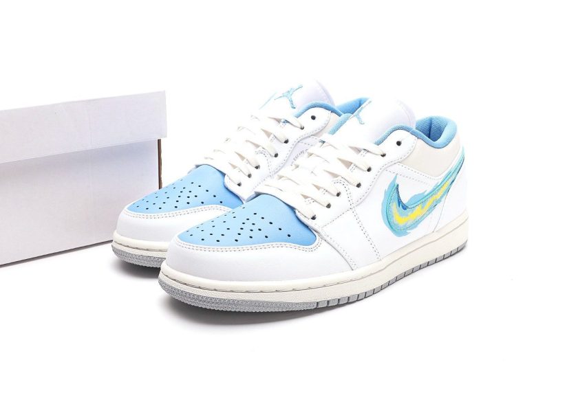 Air Jordan 1 Low SE 'Just Skate ‑ University Blue' - Image 9