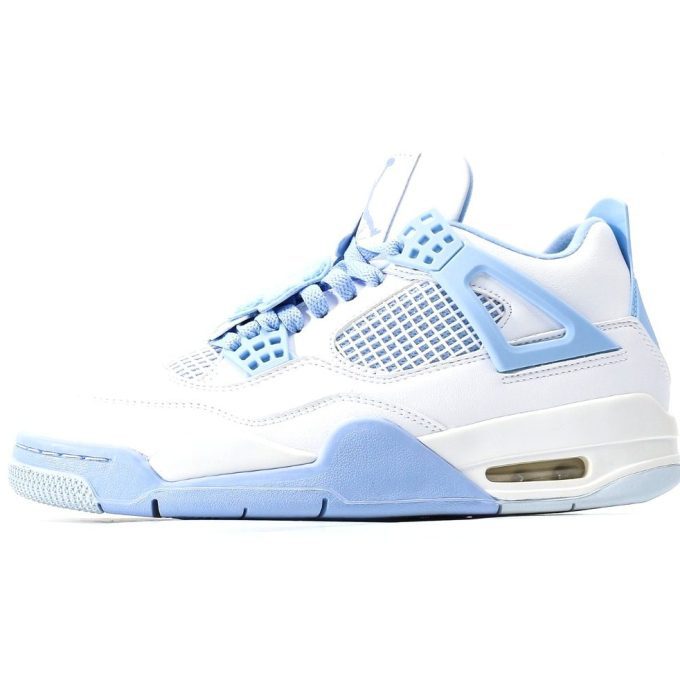 Air Jordan 4 "Aluminum" "White/Blue Tint"