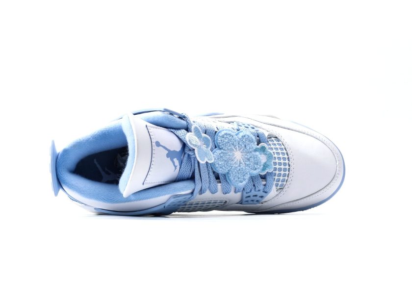 Air Jordan 4 "Aluminum" "White/Blue Tint" [PK GOD] - Image 3