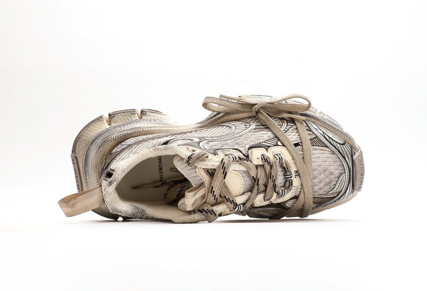 3XL Sneaker 'Beige Mesh and Polyurethane' - Image 3