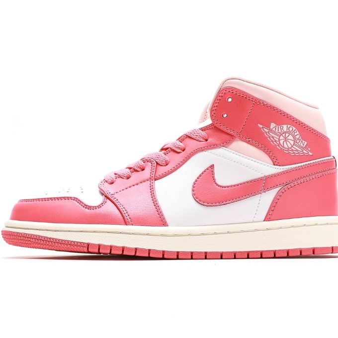 Air Jordan 1 Mid 'Strawberries and Cream'