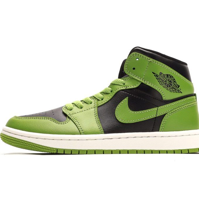 Air Jordan 1 Mid Black Green