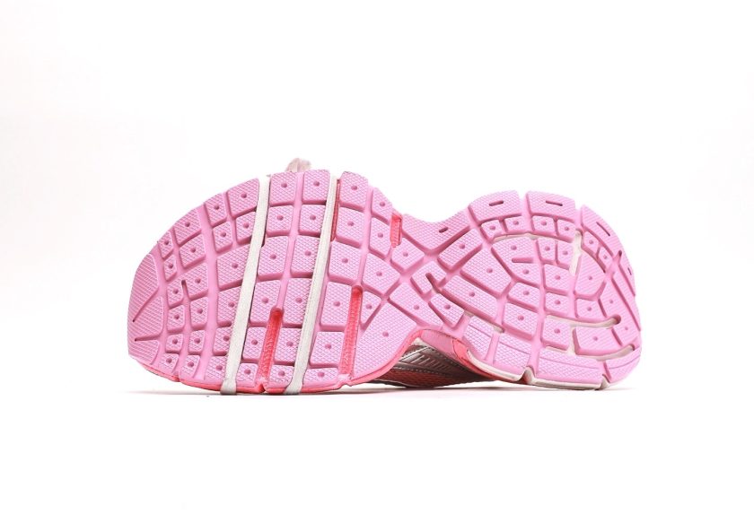 3XL Sneaker "White Grey and Pink Mesh and Polyurethane" - Image 4