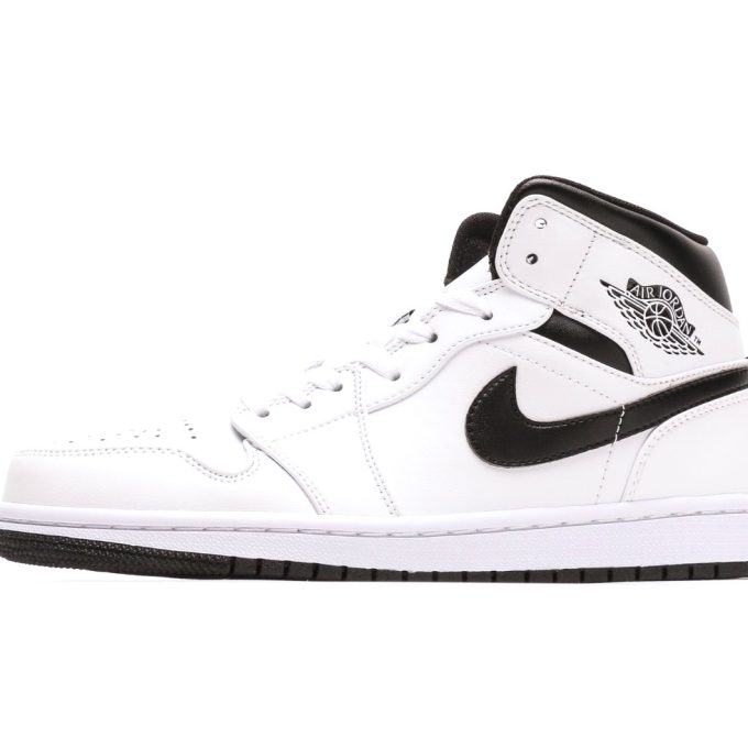 Air Jordan 1 Mid 'White Black'