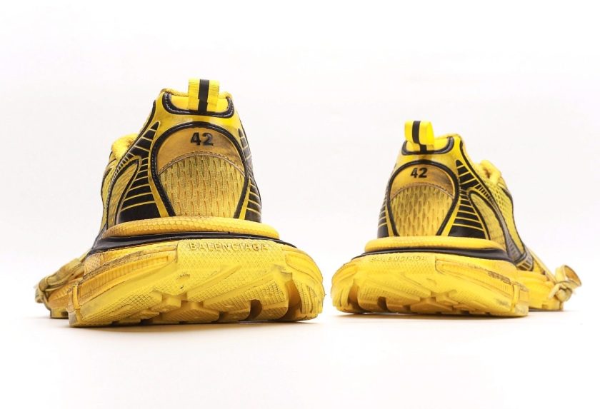 3XL Sneaker "Worn-Out - Yellow Black" - Image 6