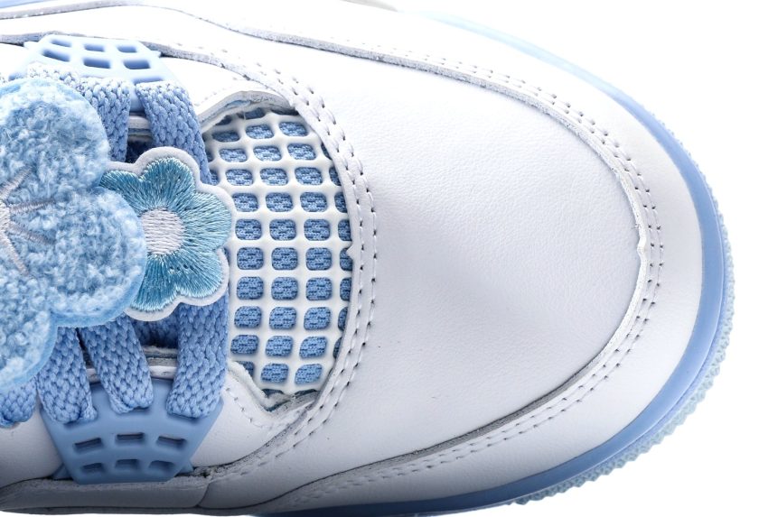 Air Jordan 4 "Aluminum" "White/Blue Tint" [PK GOD] - Image 8