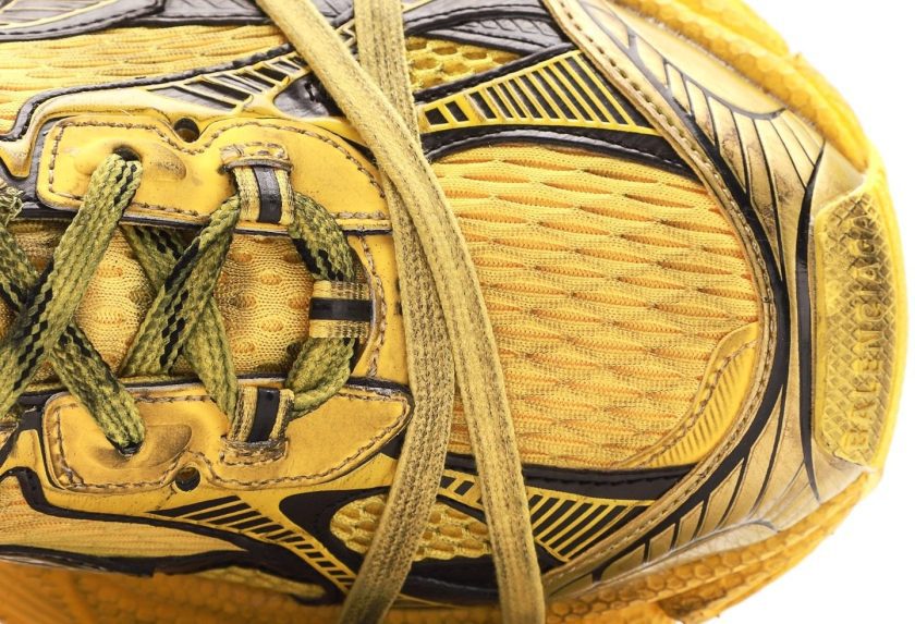3XL Sneaker "Worn-Out - Yellow Black" - Image 8