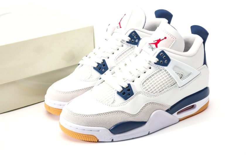 Nike SB x Air Jordan 4 Navy [PK GOD] - Image 9