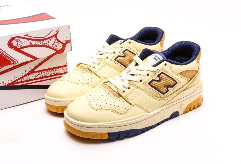 New Balance 550 Aime Leon Dore Masaryk Community Gym Yellow - Image 9