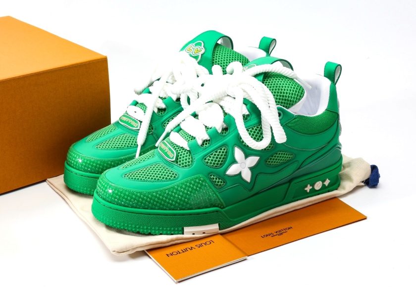 LV Skate Green White [BOUTIQUE QUALITY] - Image 9