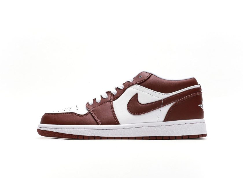 Air Jordan 1 Low White Eclipse Bronze