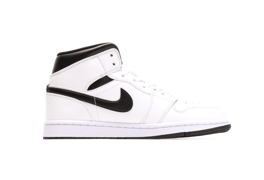 Air Jordan 1 Mid 'White Black' - Image 2
