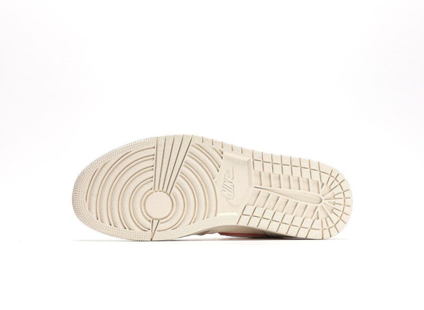 Air Jordan 1 Retro High OG Sail Phantom Red [PK GOD] - Image 4
