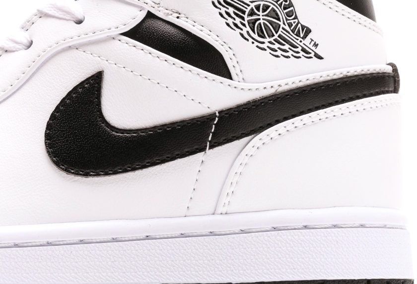 Air Jordan 1 Mid 'White Black' - Image 7