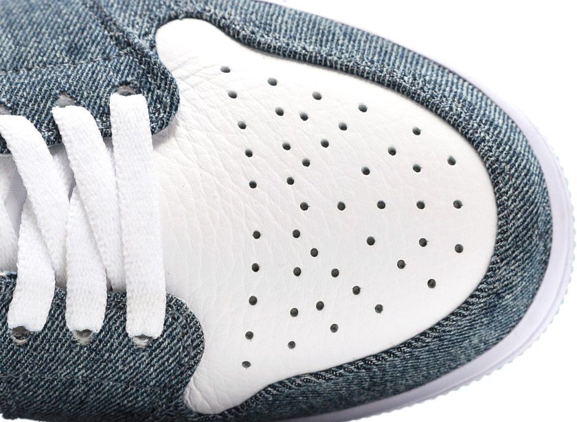 Air Jordan 1 Retro Low Canvas White Denim - Image 8